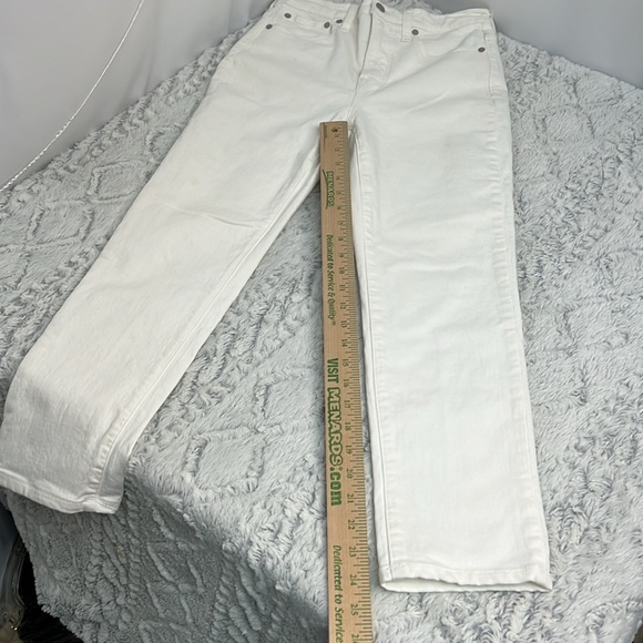 Madewell the perfect vintage Jean white denim waist 25 - Picture 7 of 11